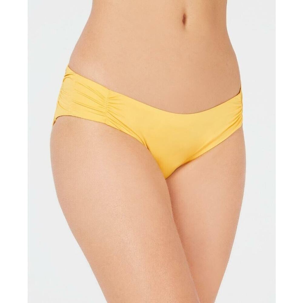 Soluna Full Moon Fit Bikini Swimsuit Bottom Yellow Large NWT